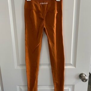 Women's Orange Aurola Leggings